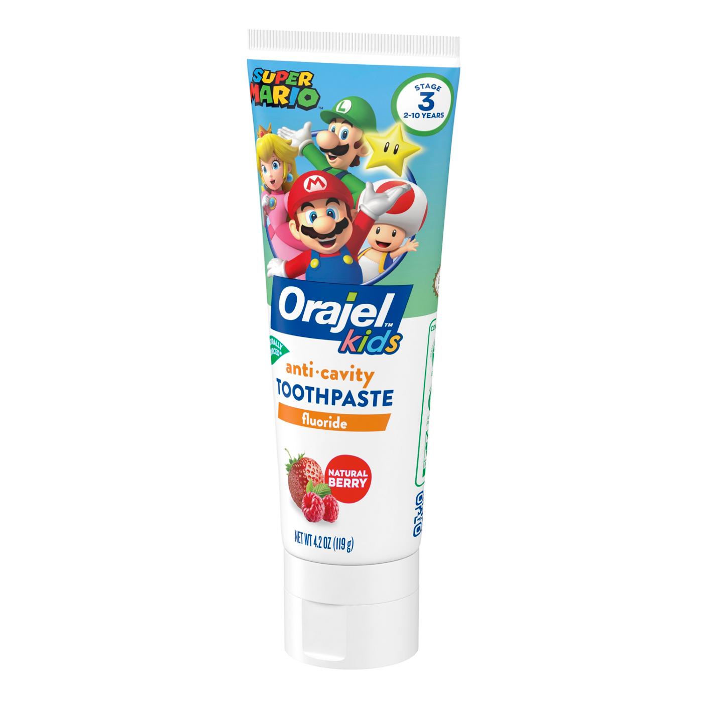 Orajel Kids Fluoride Toothpaste Super Mario; image 4 of 4