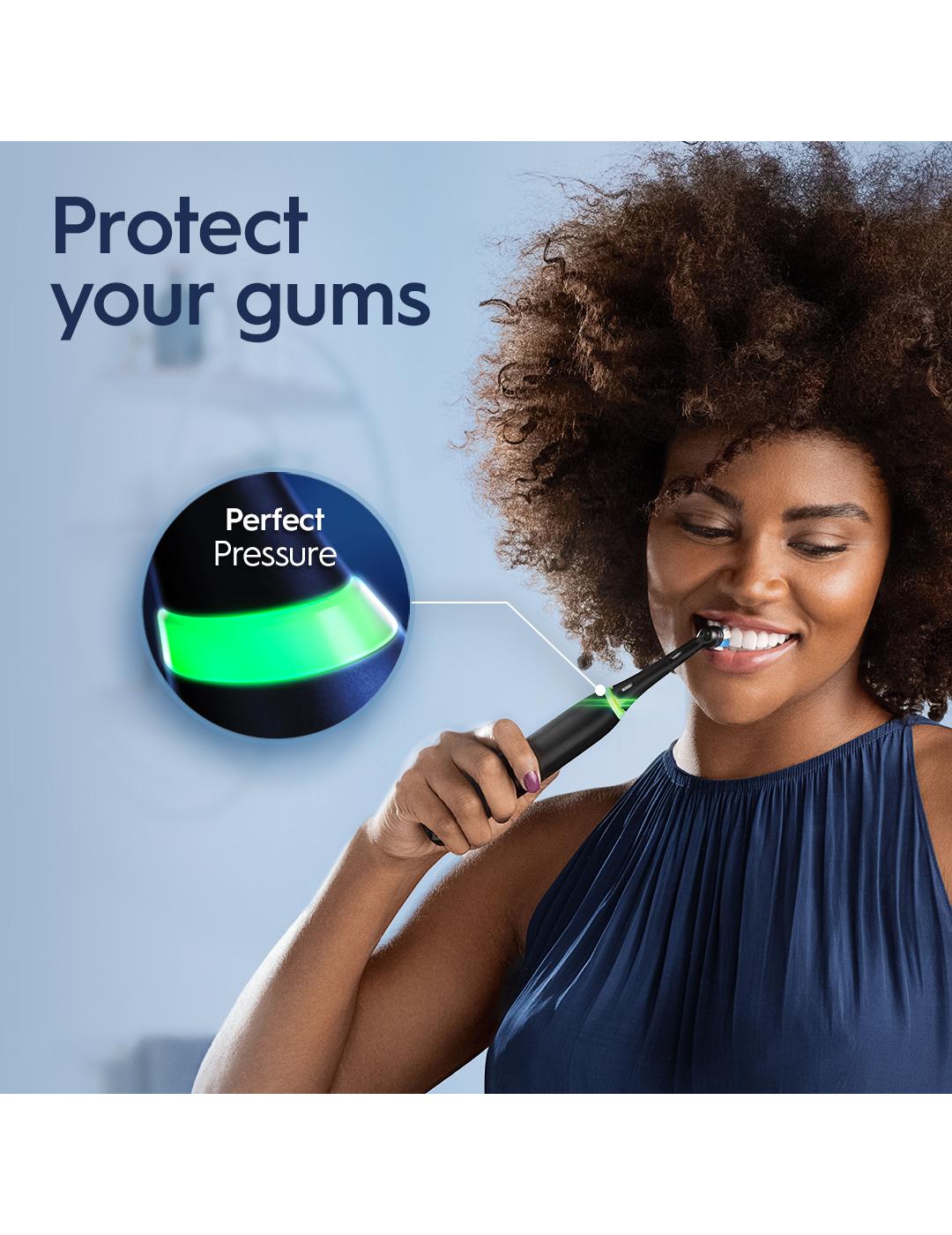 Oral-B iO Series 3 Rechargeable Toothbrush - White; image 7 of 10