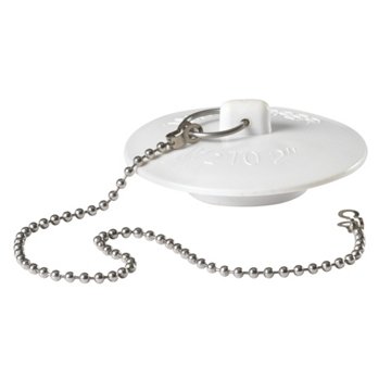 Plumb Craft Tub Stopper with Chain, 1.5"
