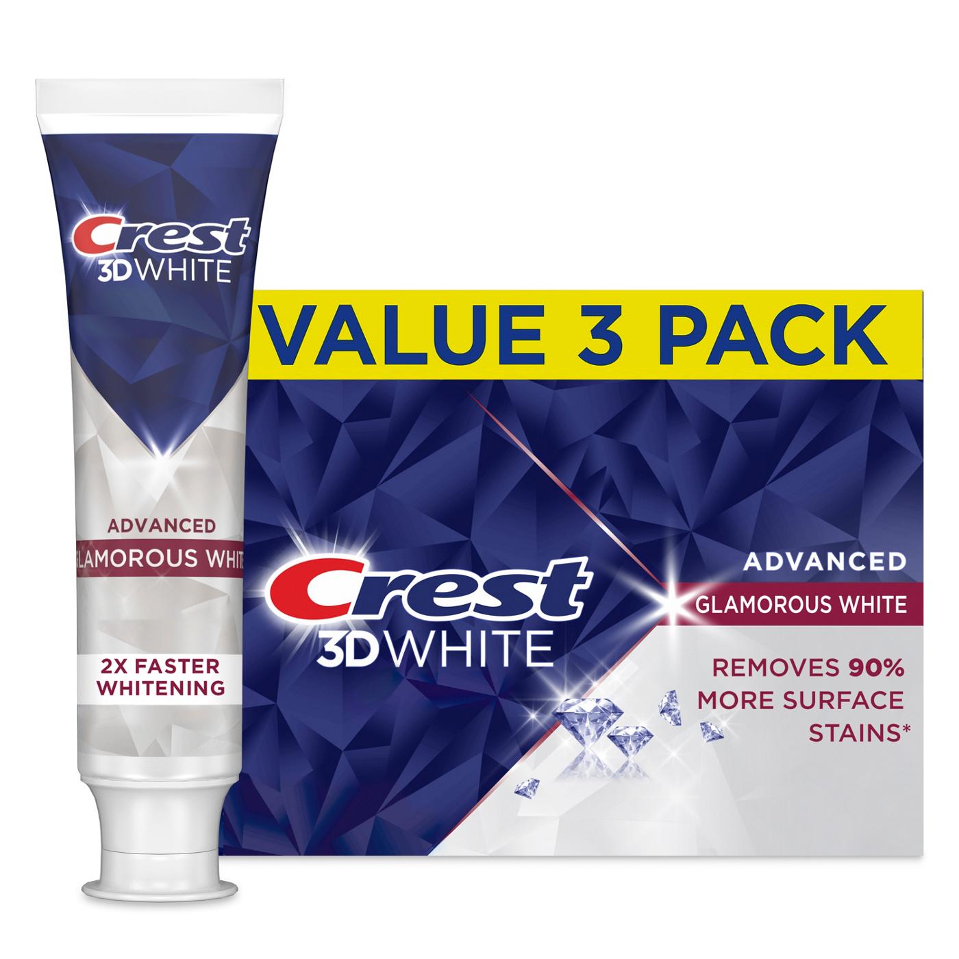 Crest 3D White Advanced Toothpaste - Glamorous White; image 7 of 8