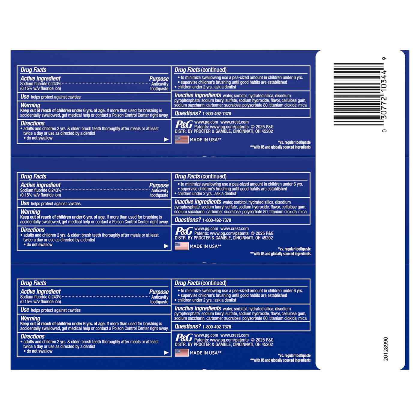 Crest 3D White Advanced Toothpaste - Glamorous White; image 8 of 9