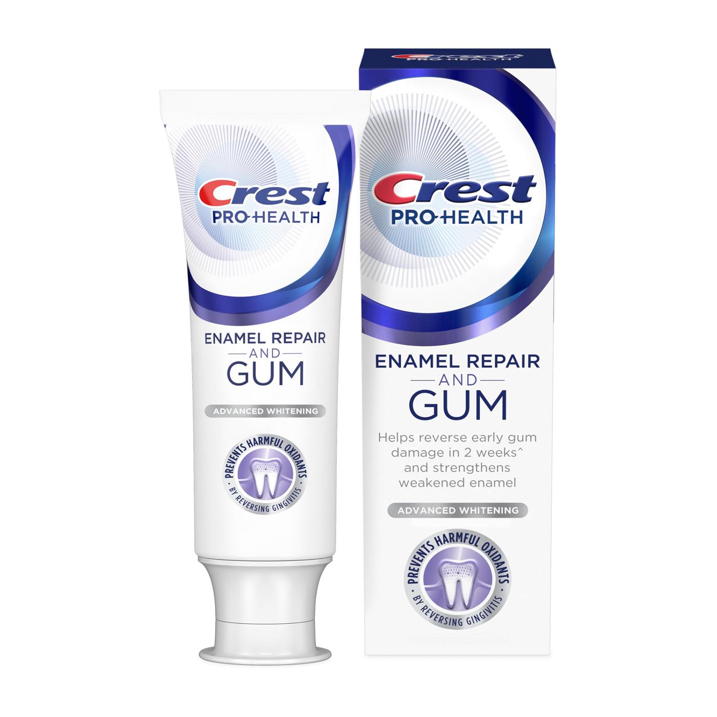 Crest Pro Health Enamel Repair and Gum Toothpaste - Advance Whitening; image 7 of 8