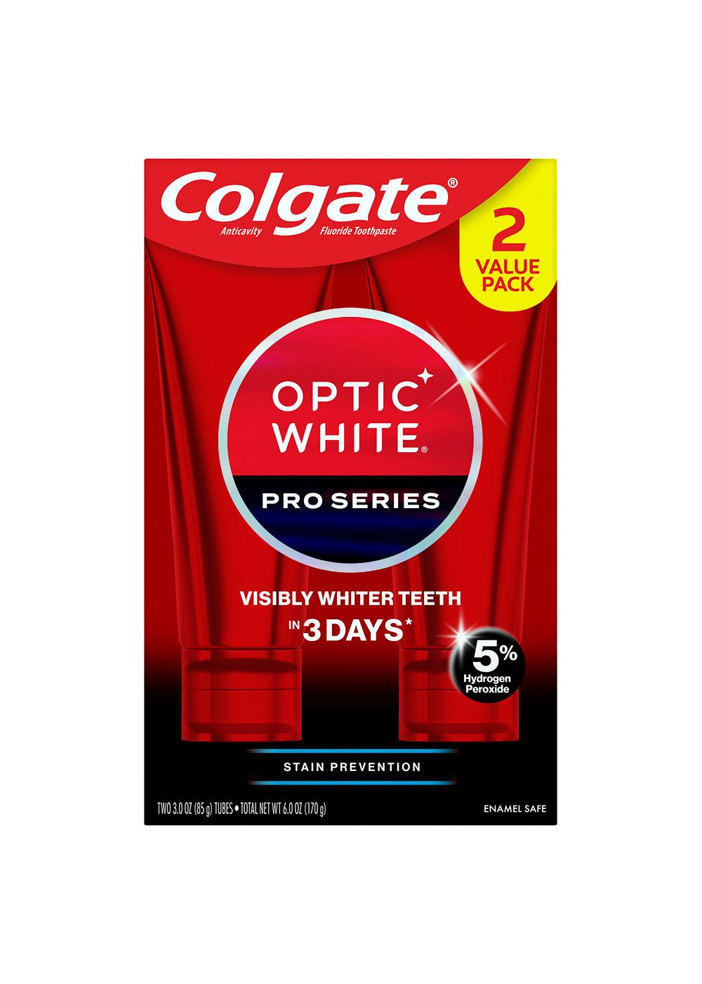 Colgate Optic White Pro Series Toothpaste - Stain Prevention ; image 1 of 2