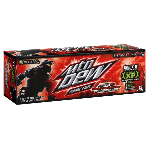 Mountain Dew Game Fuel Citrus Cherry Soda 12 pk Cans Shop Soda at HEB