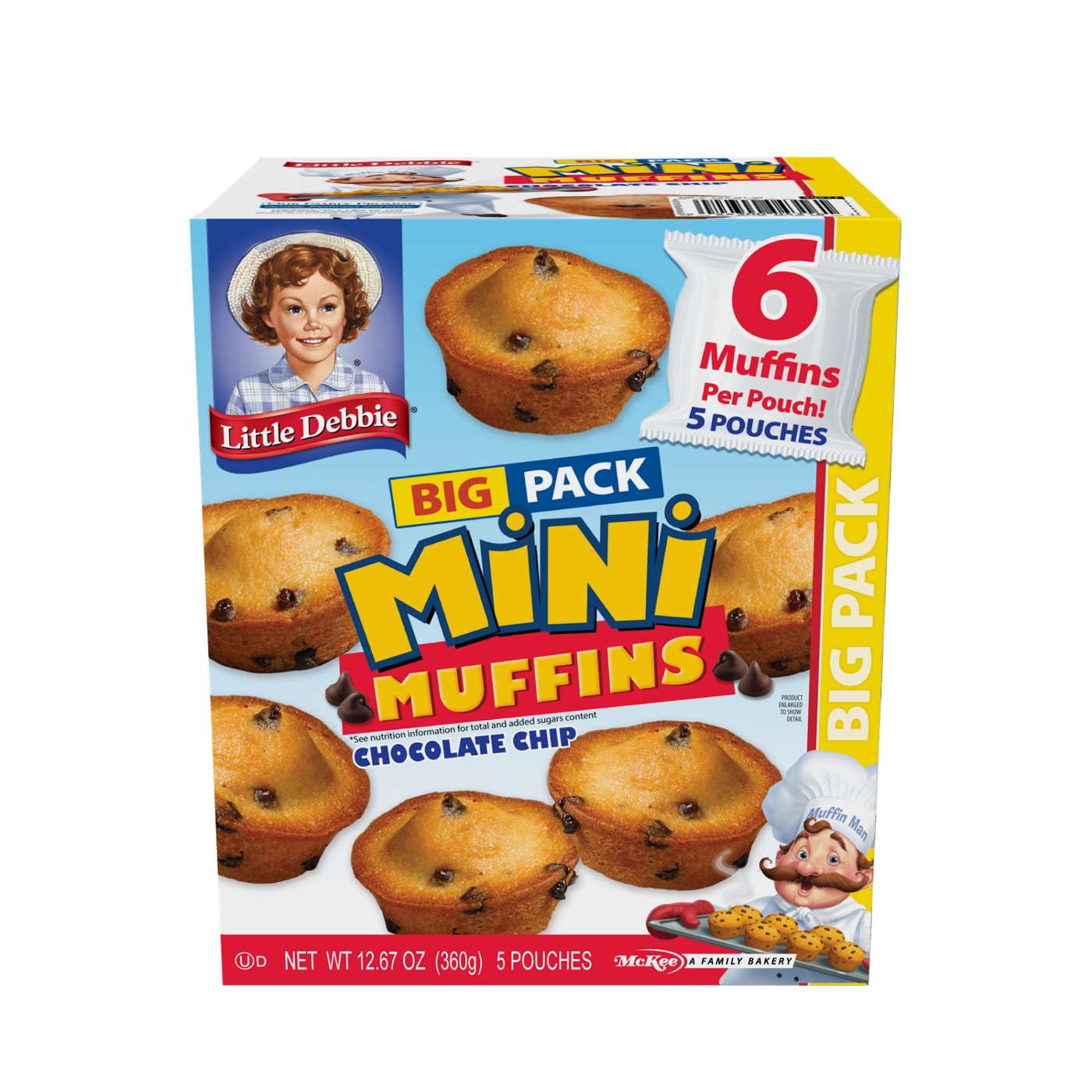 LITTLE DEBBIE Mini Chocolate Chip Muffins Big Pack; image 3 of 3