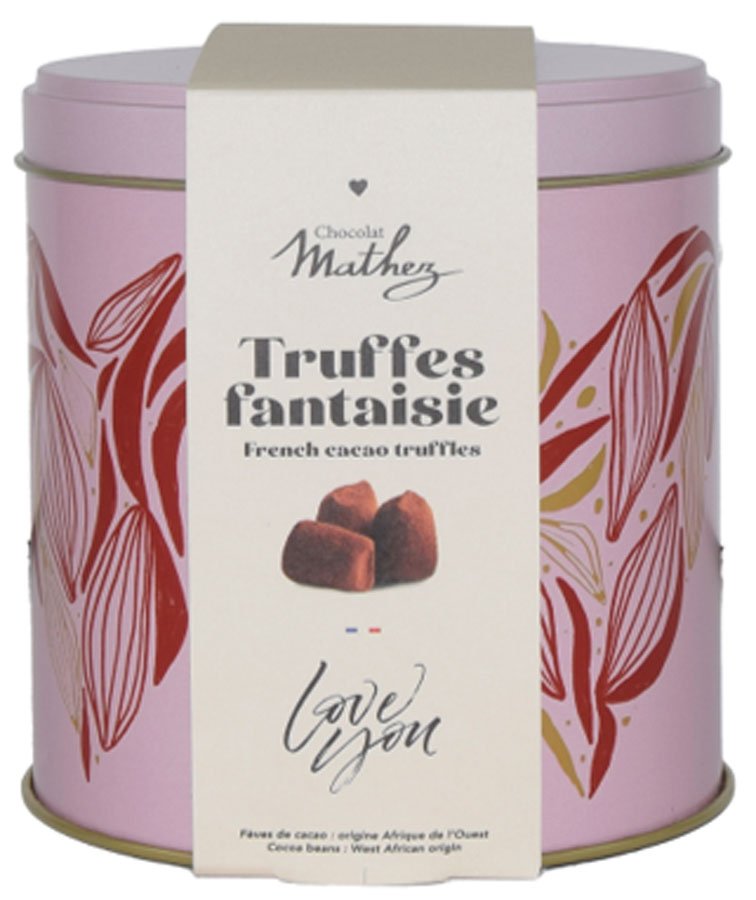 Chocolat Mathez Raspberry Macaron Cocoa Truffles, 8.8 oz | Central