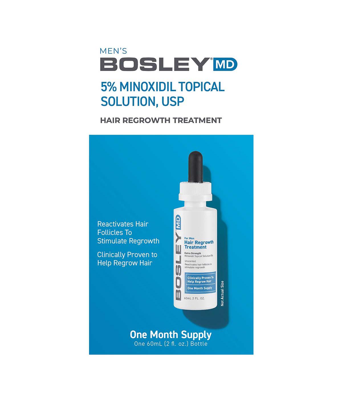 Bosley MD 5% Minoxidil Topical Solution; image 1 of 3