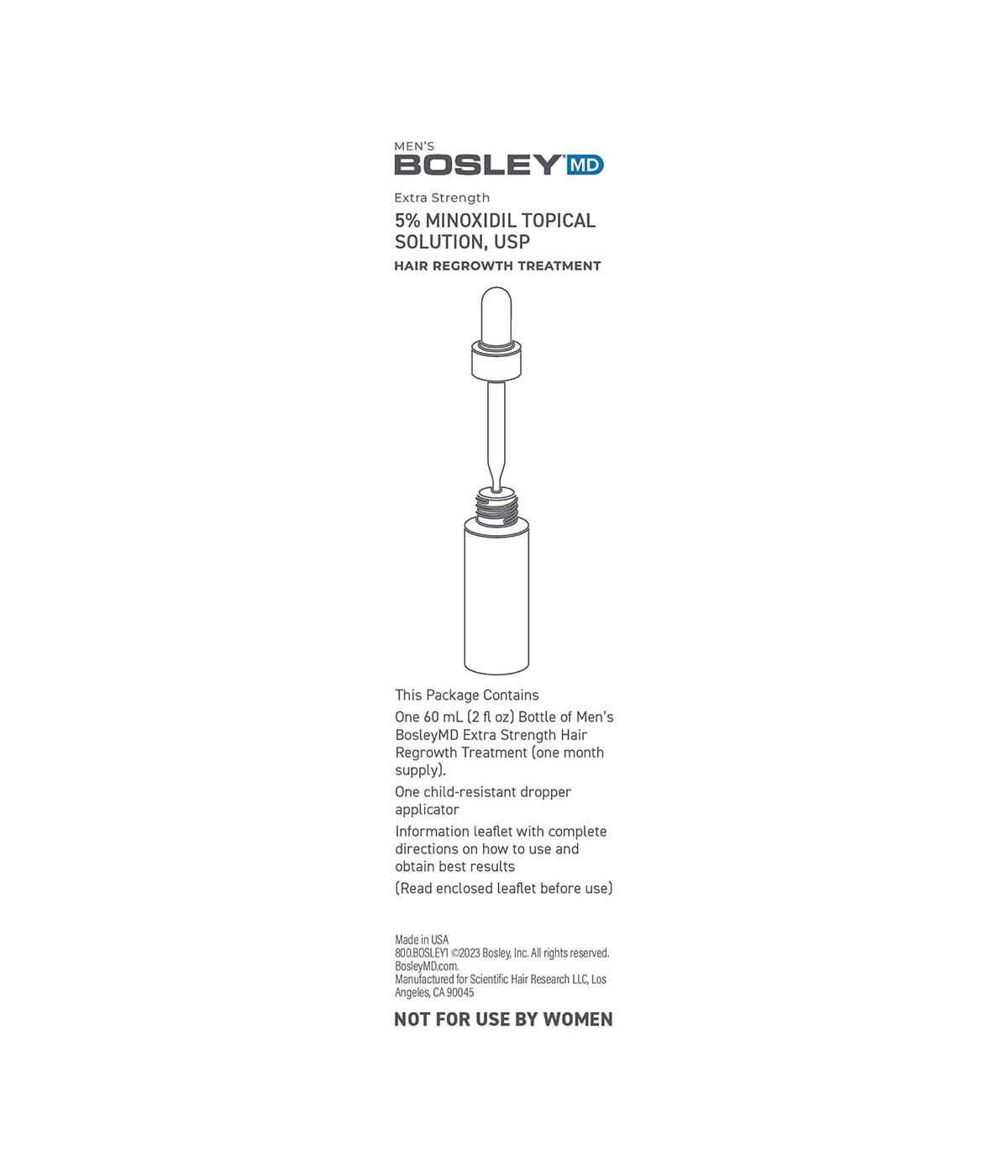 Bosley MD 5% Minoxidil Topical Solution; image 2 of 3