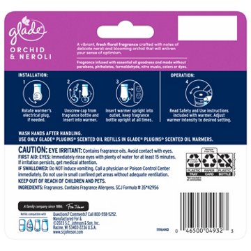 Glade PlugIns Scented Oil Refills - Orchid & Neroli