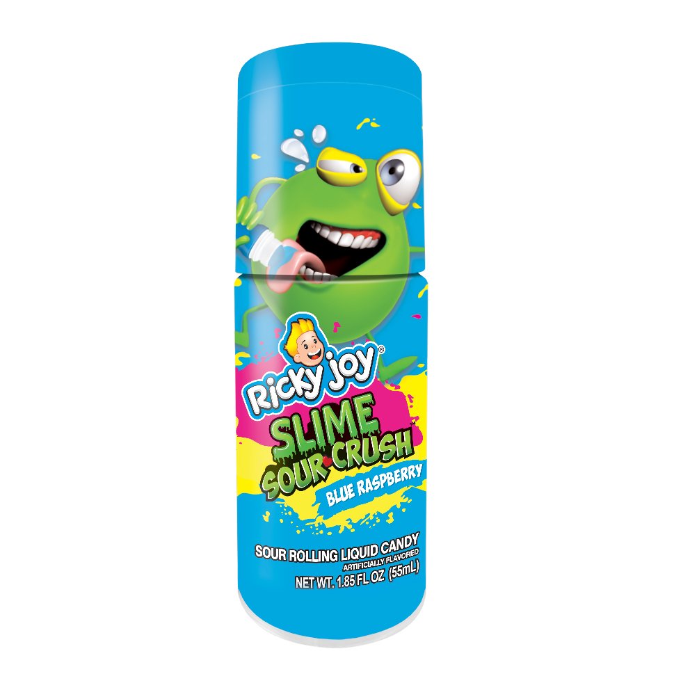 Ricky Joy Blue Raspberry Slime Sour Crush, 1.85 oz | Joe V's