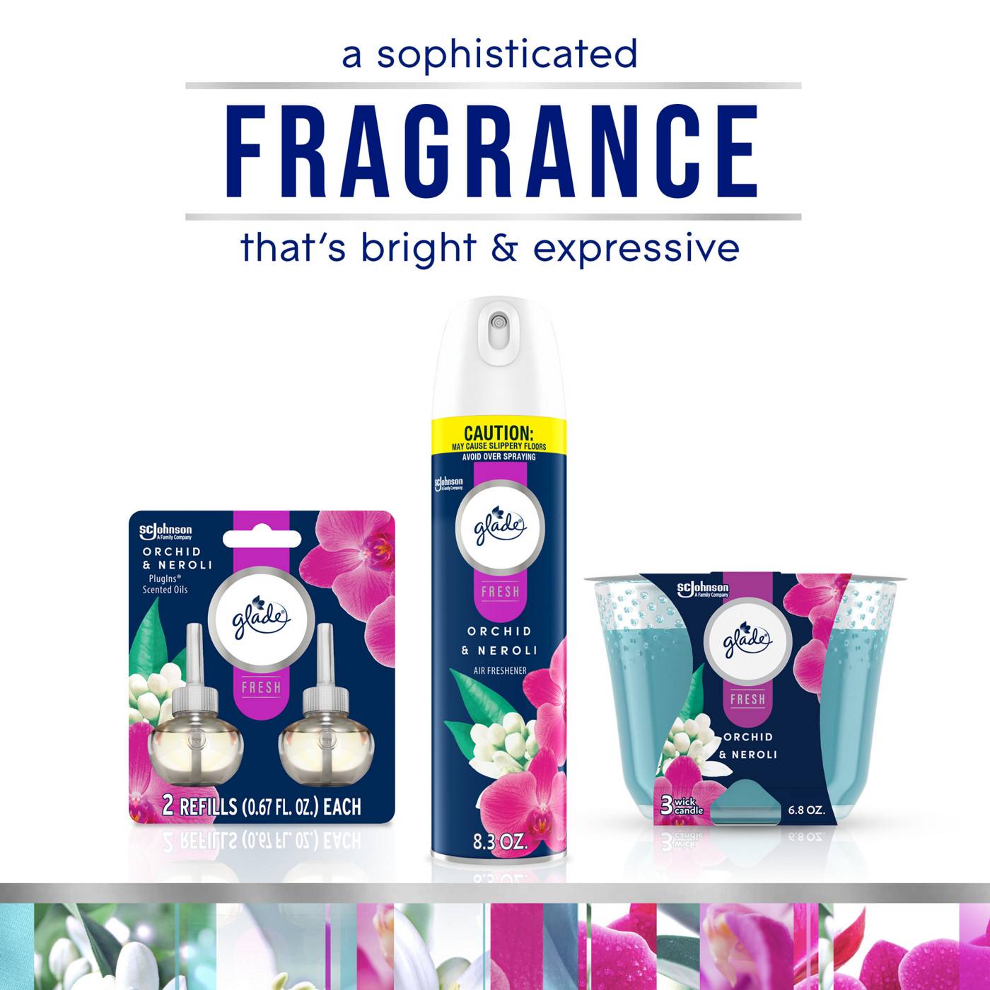 Glade Automatic Spray Air Freshener Refill - Orchid & Neroli; image 9 of 9