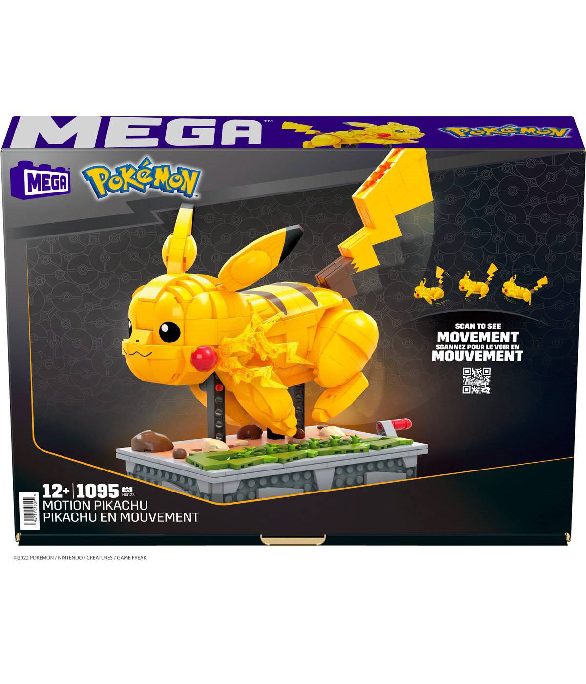 MEGA Pokémon Motion Pikachu Set; image 1 of 2