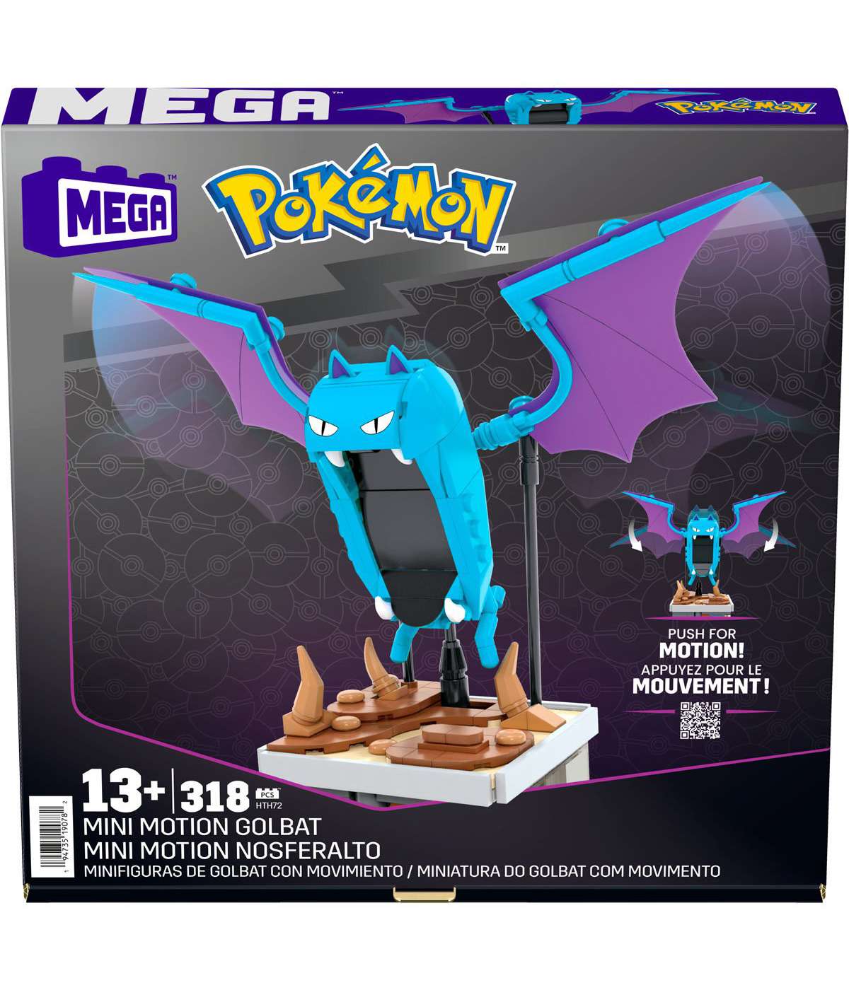 MEGA Pokémon Mini Motion Golbat Set; image 1 of 2