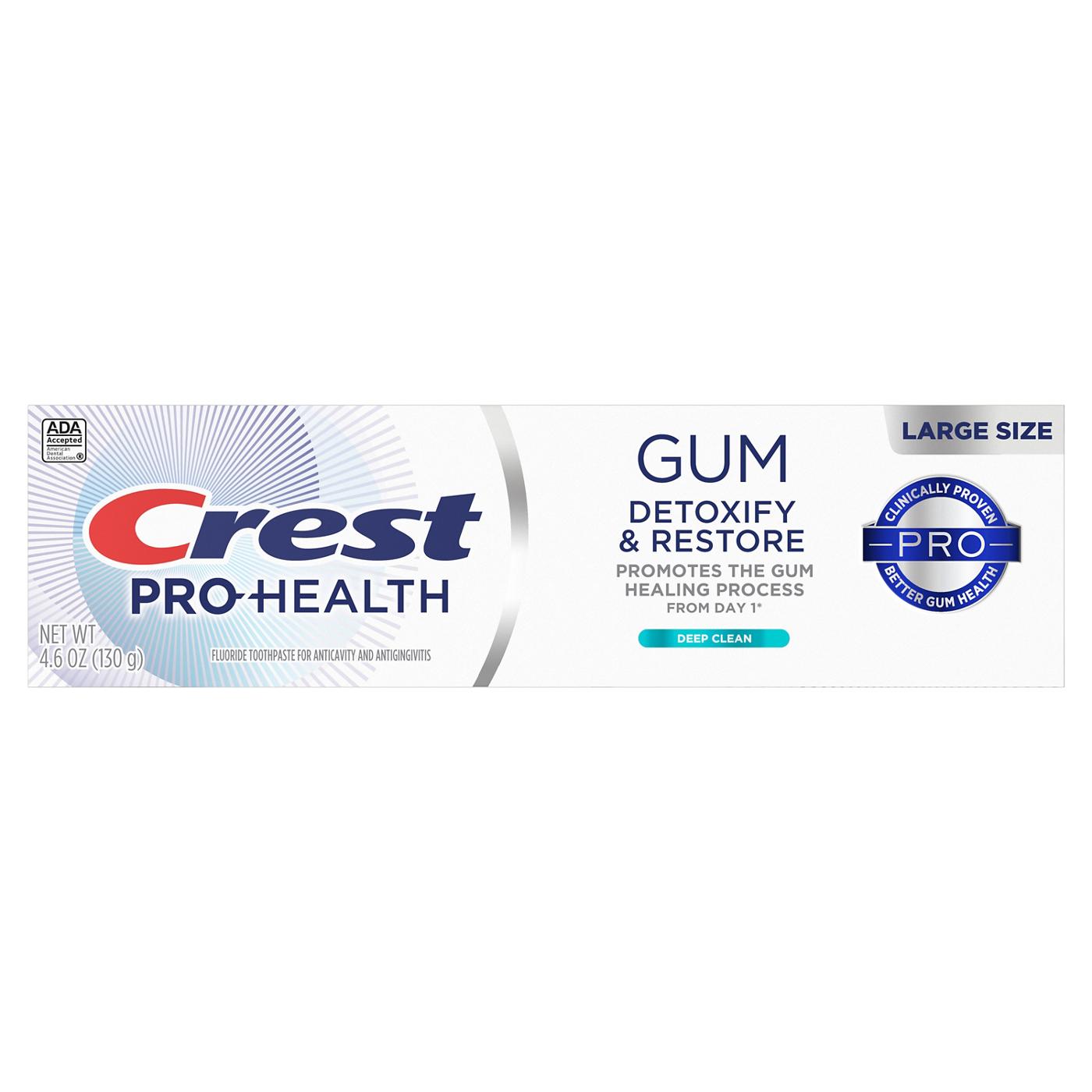 Crest ProHealth Gum Detoxify And Restore Toothpaste Deep Clean
