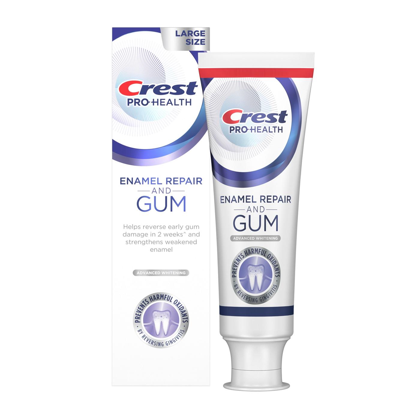 Crest Pro Health Enamel Repair & Gum Toothpaste - Advanced Whitening; image 7 of 8