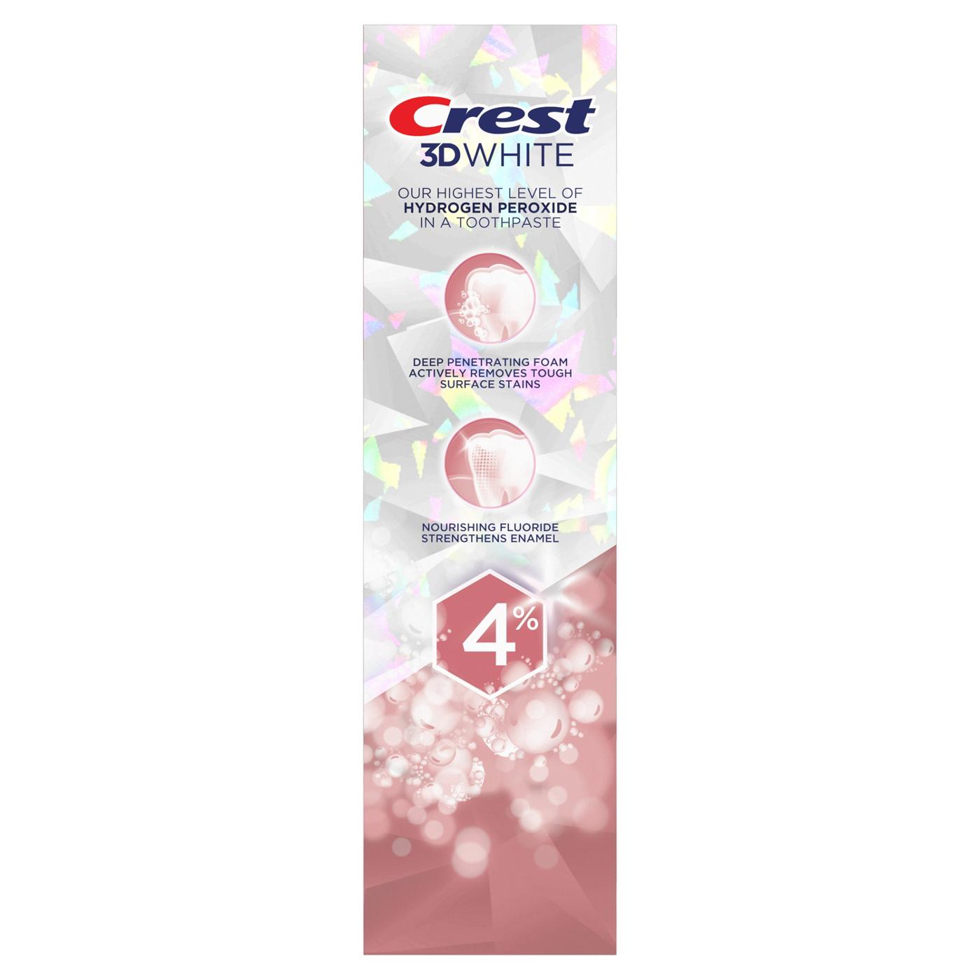 Crest 3D White Brilliance Hydrogen Peroxide Toothpaste - Fresh Mint; image 7 of 7