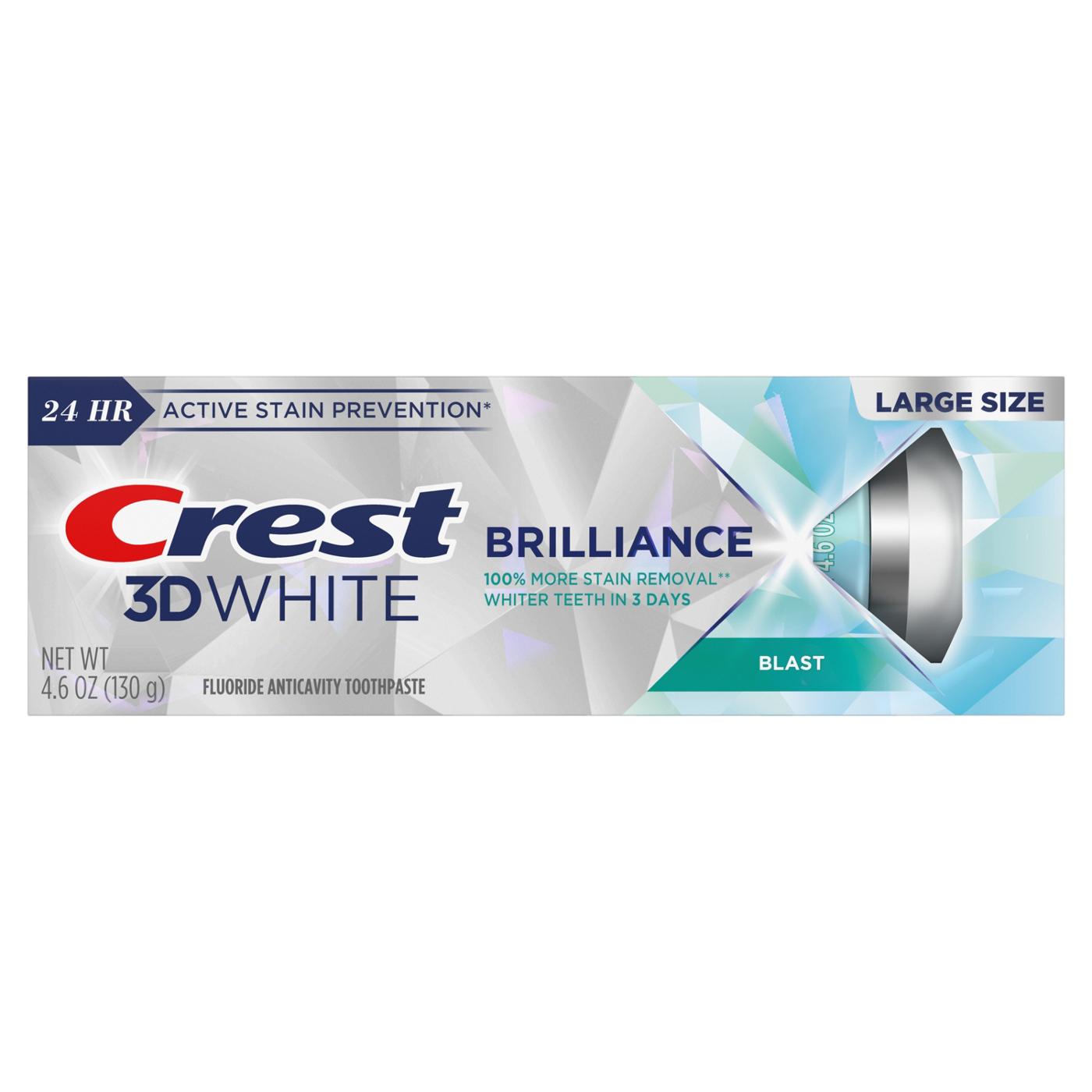Crest 3D White Brilliance Toothpaste - Blast; image 1 of 6