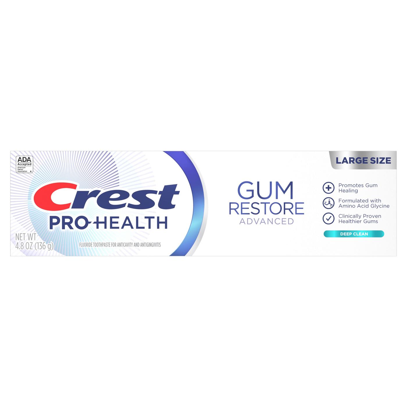 Crest Pro Health Gum Restore Advanced Toothpaste - Deep Clean; image 1 of 8