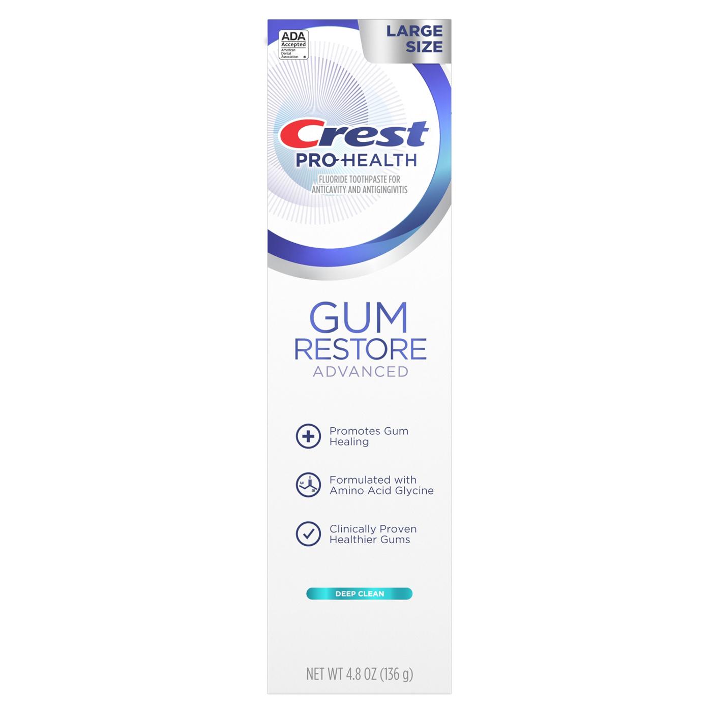 Crest Pro Health Gum Restore Advanced Toothpaste - Deep Clean; image 2 of 8