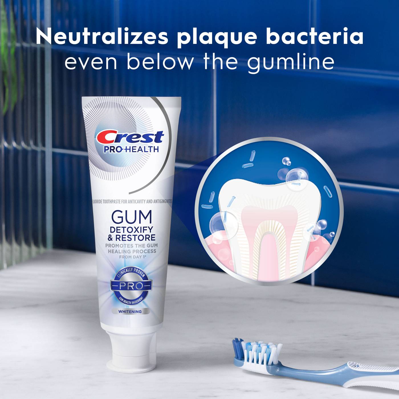 Crest Pro Health Gum Detoxify & Restore - Whitening; image 5 of 8