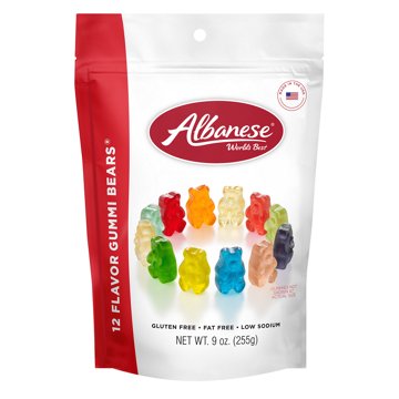 Albanese World's Best 12 Flavor Gummi Bears Candy