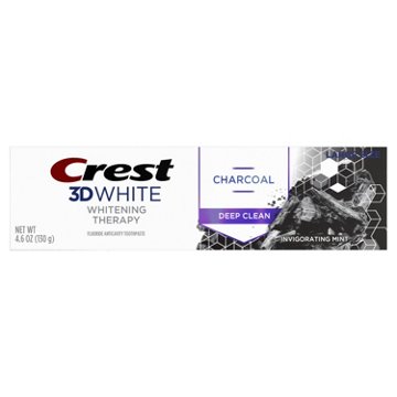 Crest 3D White Whitening Therapy Charcoal Toothpaste - Deep Clean, 4.6 oz