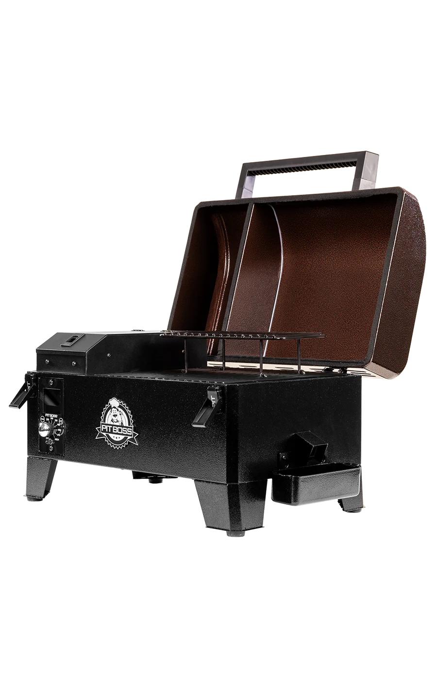 Pit Boss Mahogany 150PPS Tabletop Wood Pellet Grill; image 4 of 4
