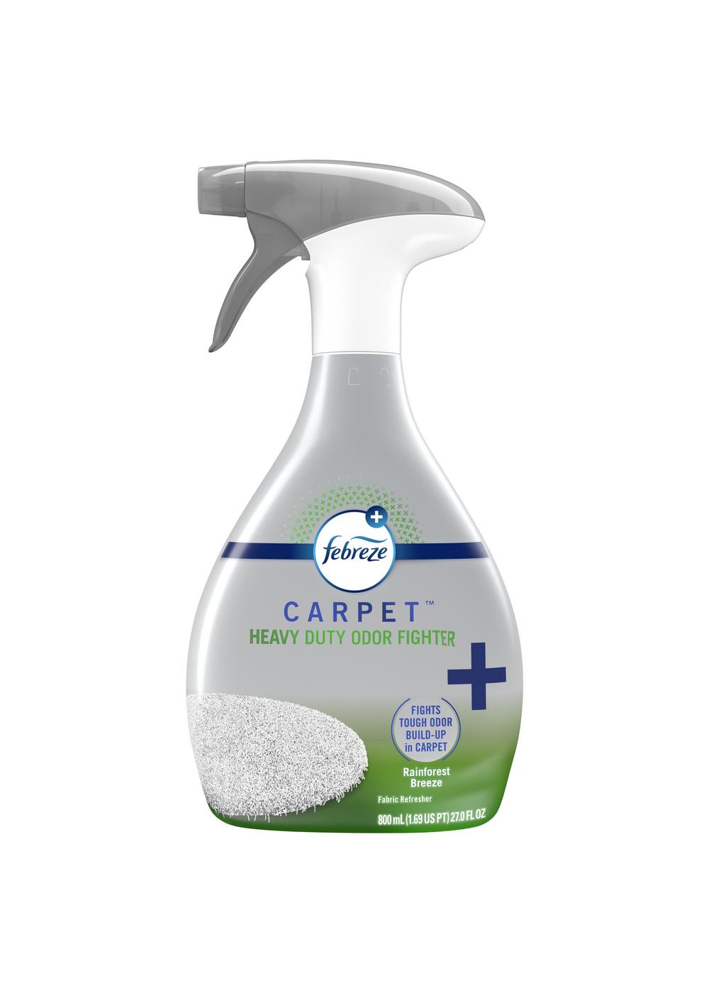 Febreze Carpet Heavy Duty Odor Fighter Fabric Refresher Spray - Rainforest  Breeze - Shop Air Fresheners at H-E-B