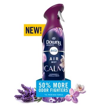 Febreze Downy Infusions Air Mist Freshener Odor Fighting Room Spray - Calm Lavender & Vanilla Bean Scent