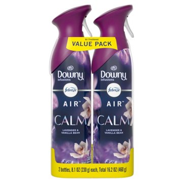Febreze Downy Infusions Air Mist Freshener Odor Fighting Room Spray Value Pack - Calm Lavender & Vanilla Bean Scent