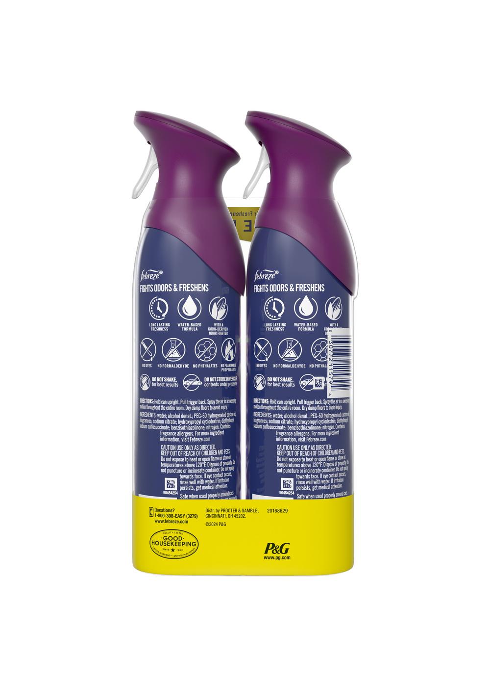 Febreze Air Odor-Eliminating Spray - Downy Infusions Calm Lavender & Vanilla Bean; image 2 of 2