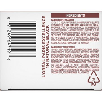 L'Oréal Paris Excellence Creme Universal Nudes Ammonia Free Permanent Hair Color - 1N Natural Black