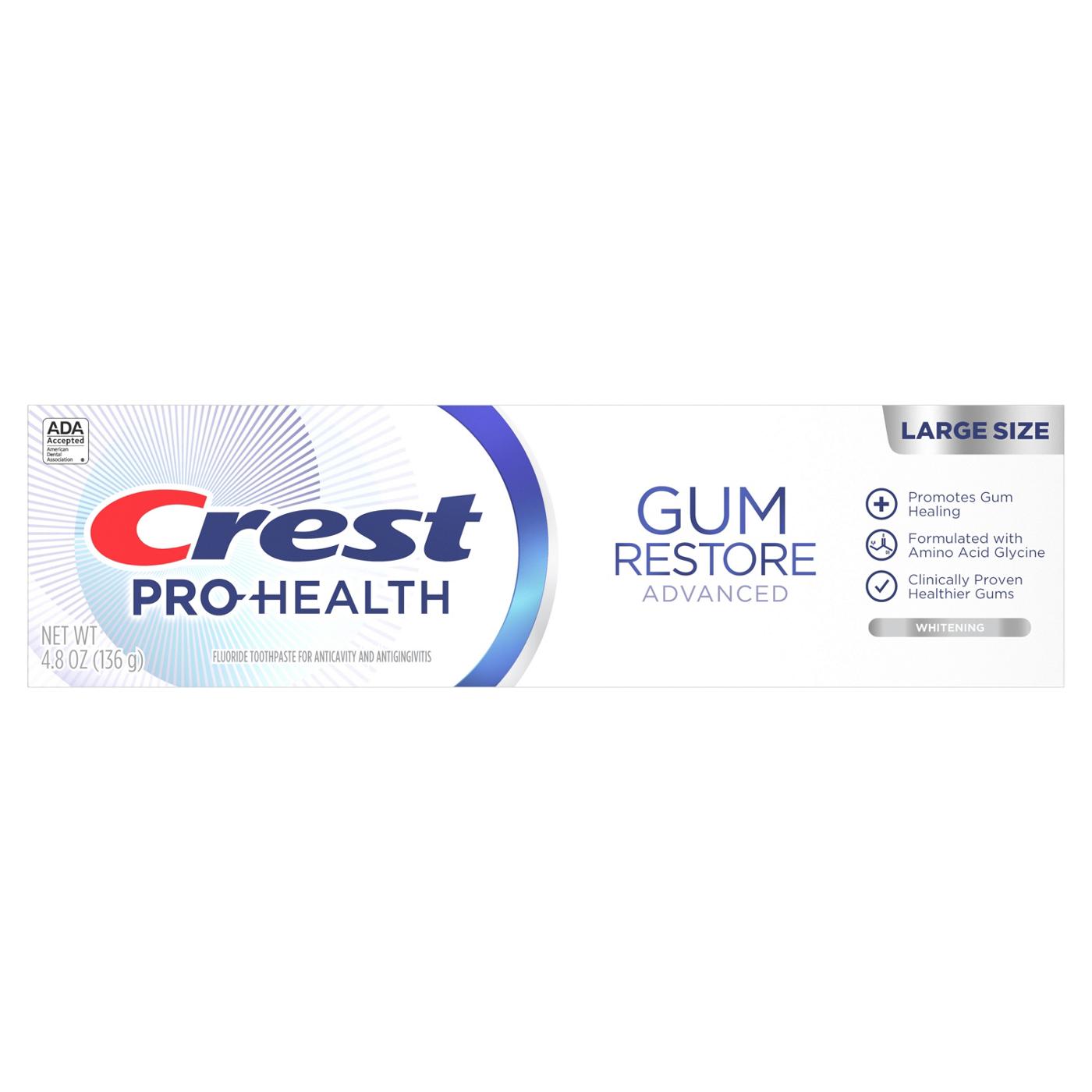 Crest Pro Health Gum Restore Advanced Toothpaste - Whitening; image 1 of 8
