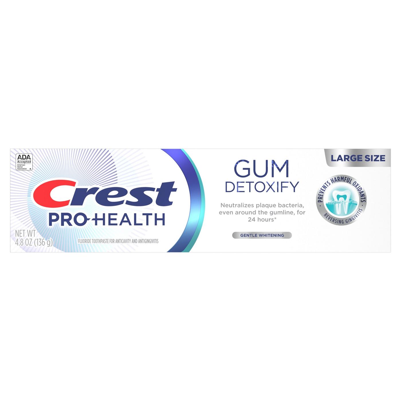 Crest Pro Health Gum Detoxify Toothpaste - Gentle Whitening; image 1 of 8