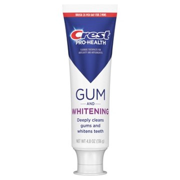 Crest Pro-Health Gum Detoxify & Whitening Toothpaste, 4.8 oz
