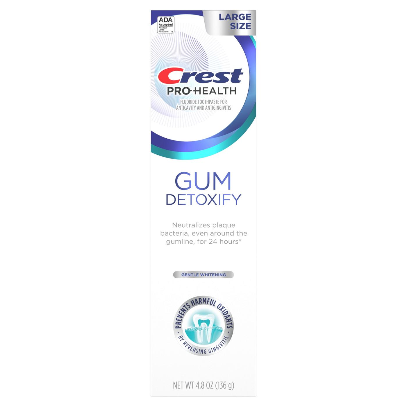 Crest Pro Health Gum Detoxify Toothpaste - Gentle Whitening; image 3 of 8