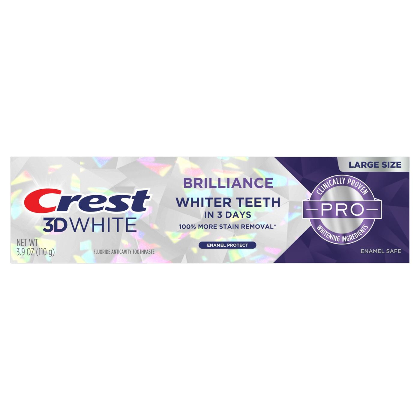 Crest 3D White Brilliance Toothpaste - Enamel Protect; image 1 of 8
