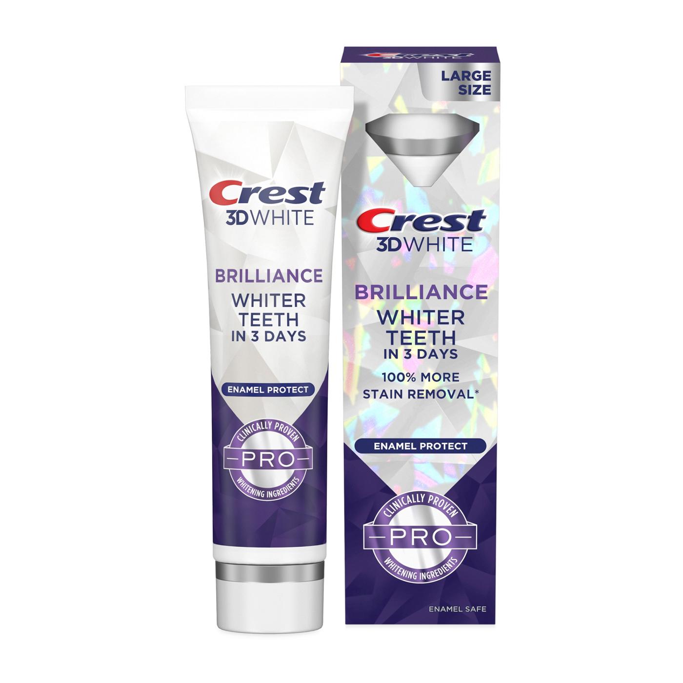 Crest 3D White Brilliance Toothpaste - Enamel Protect; image 2 of 8