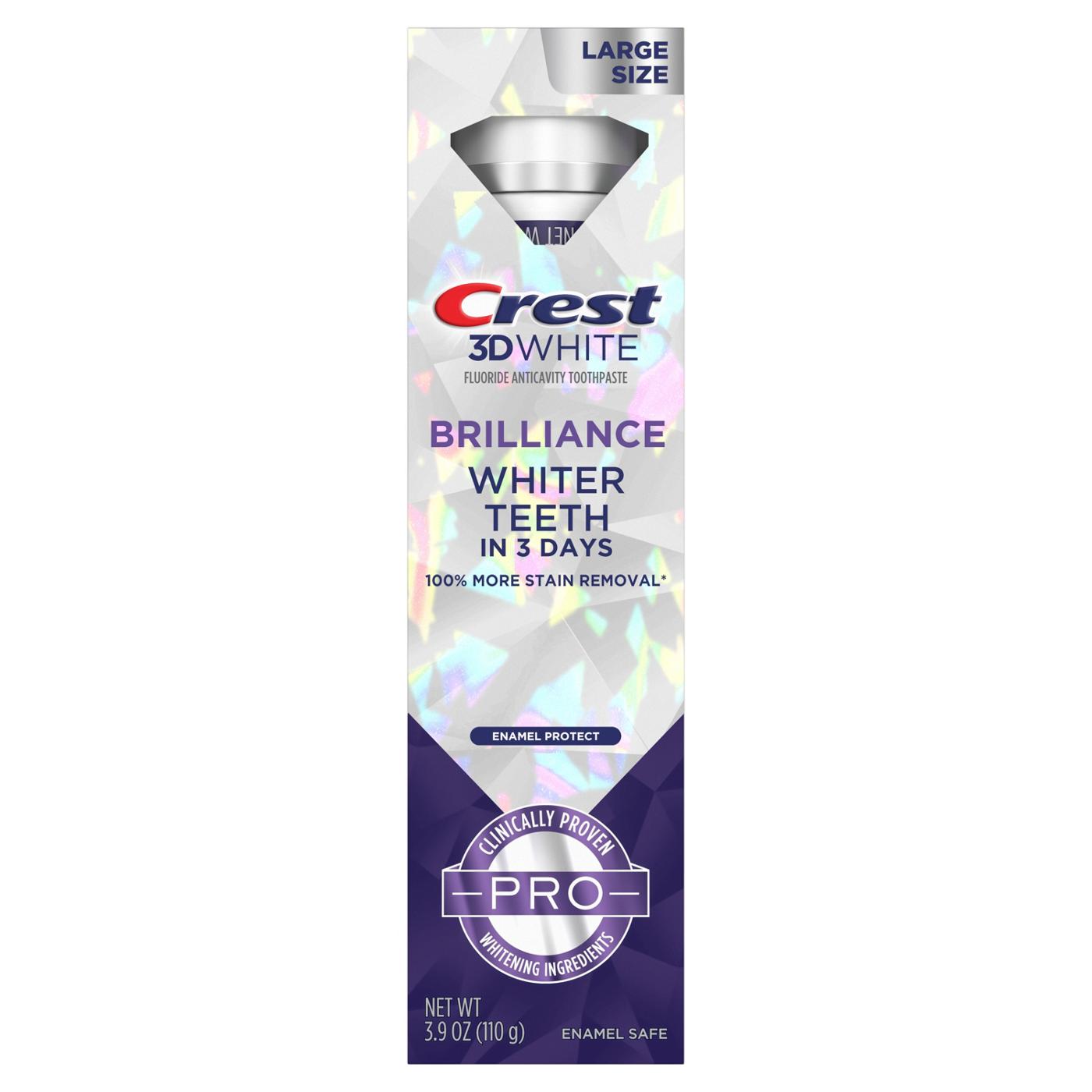 Crest 3D White Brilliance Toothpaste - Enamel Protect; image 3 of 8