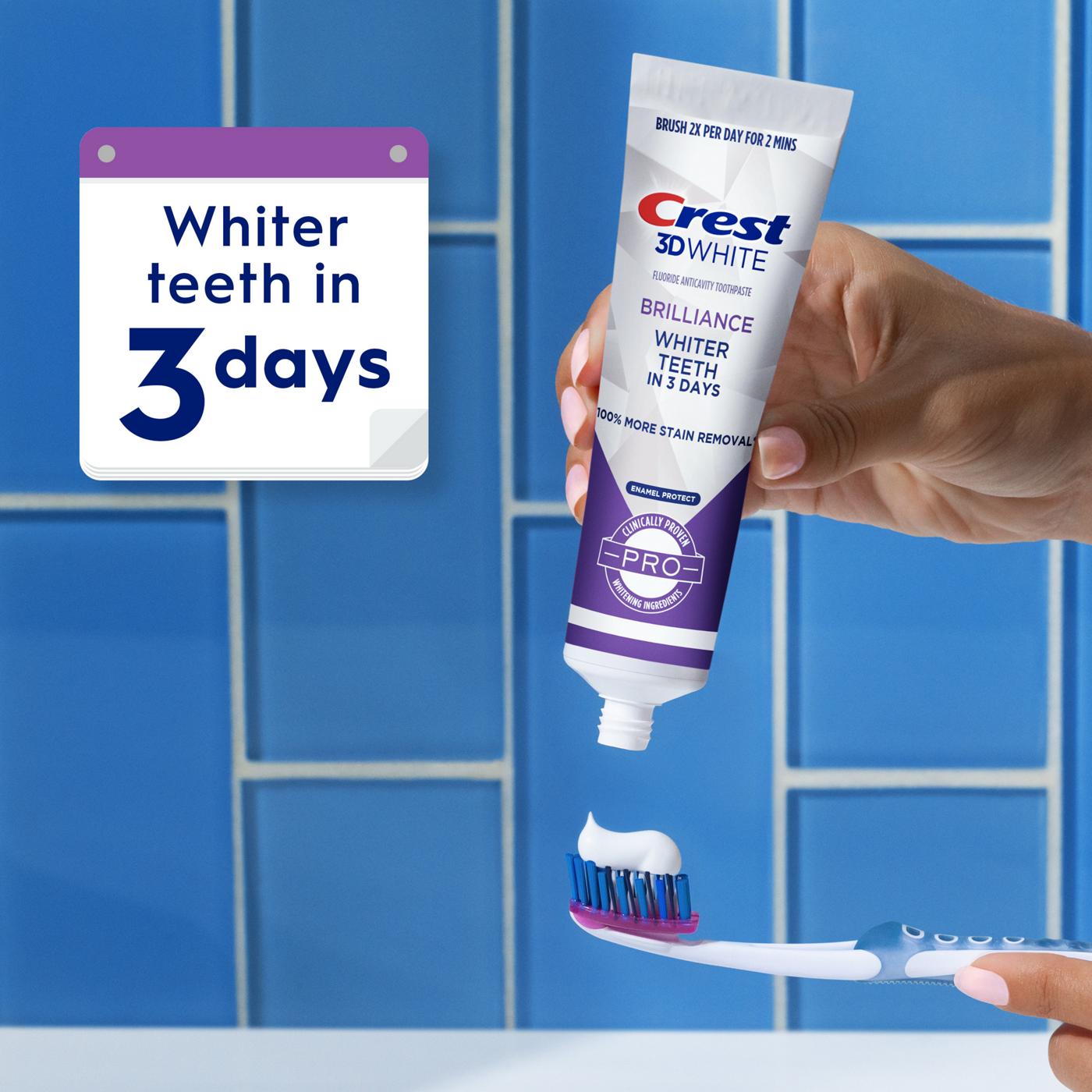 Crest 3D White Brilliance Toothpaste - Enamel Protect; image 4 of 8