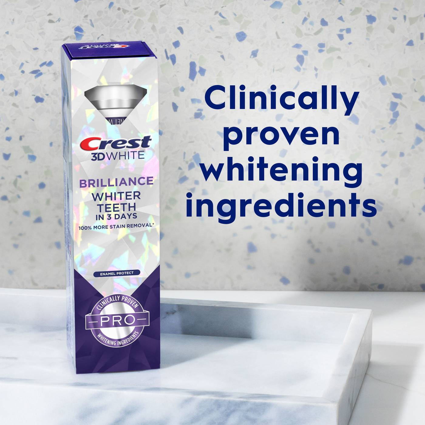 Crest 3D White Brilliance Toothpaste - Enamel Protect; image 8 of 8