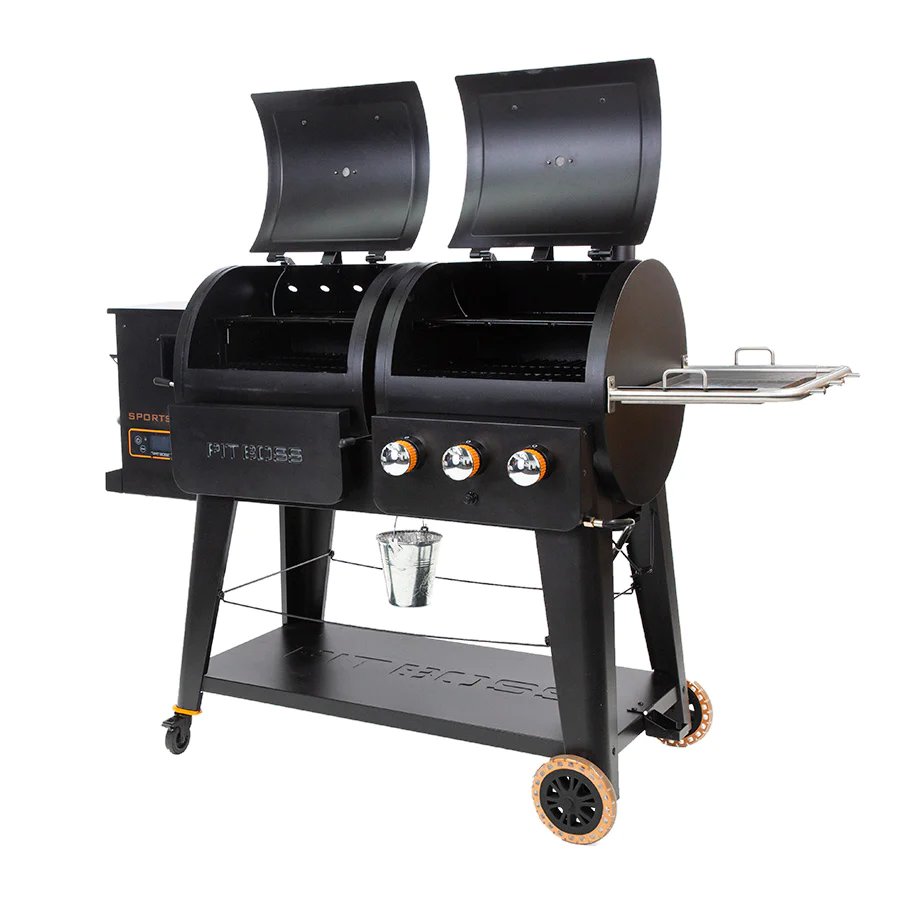 Pit Boss Sportsman 1230 Gas Wood Pellet Grill Shop Grills smokers at H E B