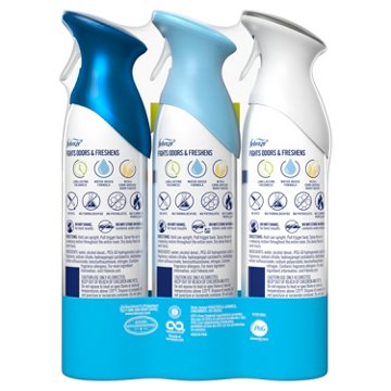 Febreze Air Mist Freshener Odor Fighting Room Spray Variety Pack