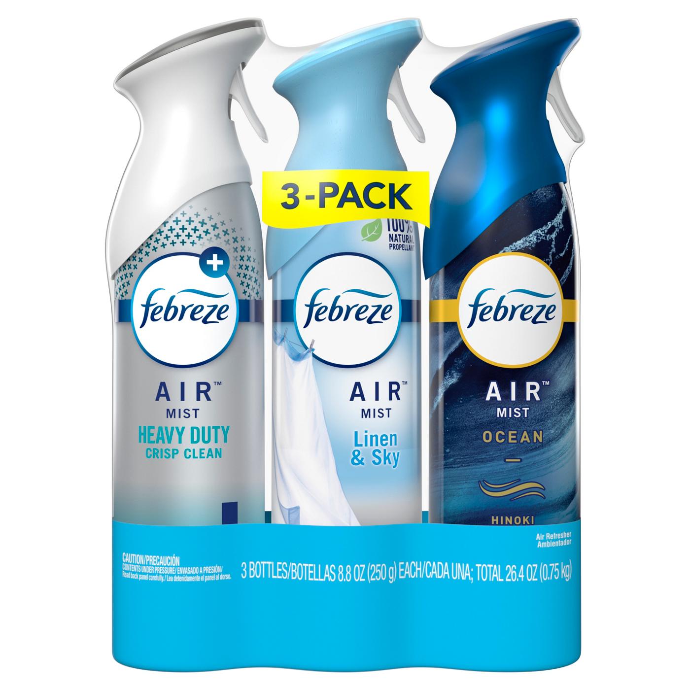 FEBREZE Febreze Air Mist Crisp Clean Ocean Linen & Sky Mix; image 2 of 10