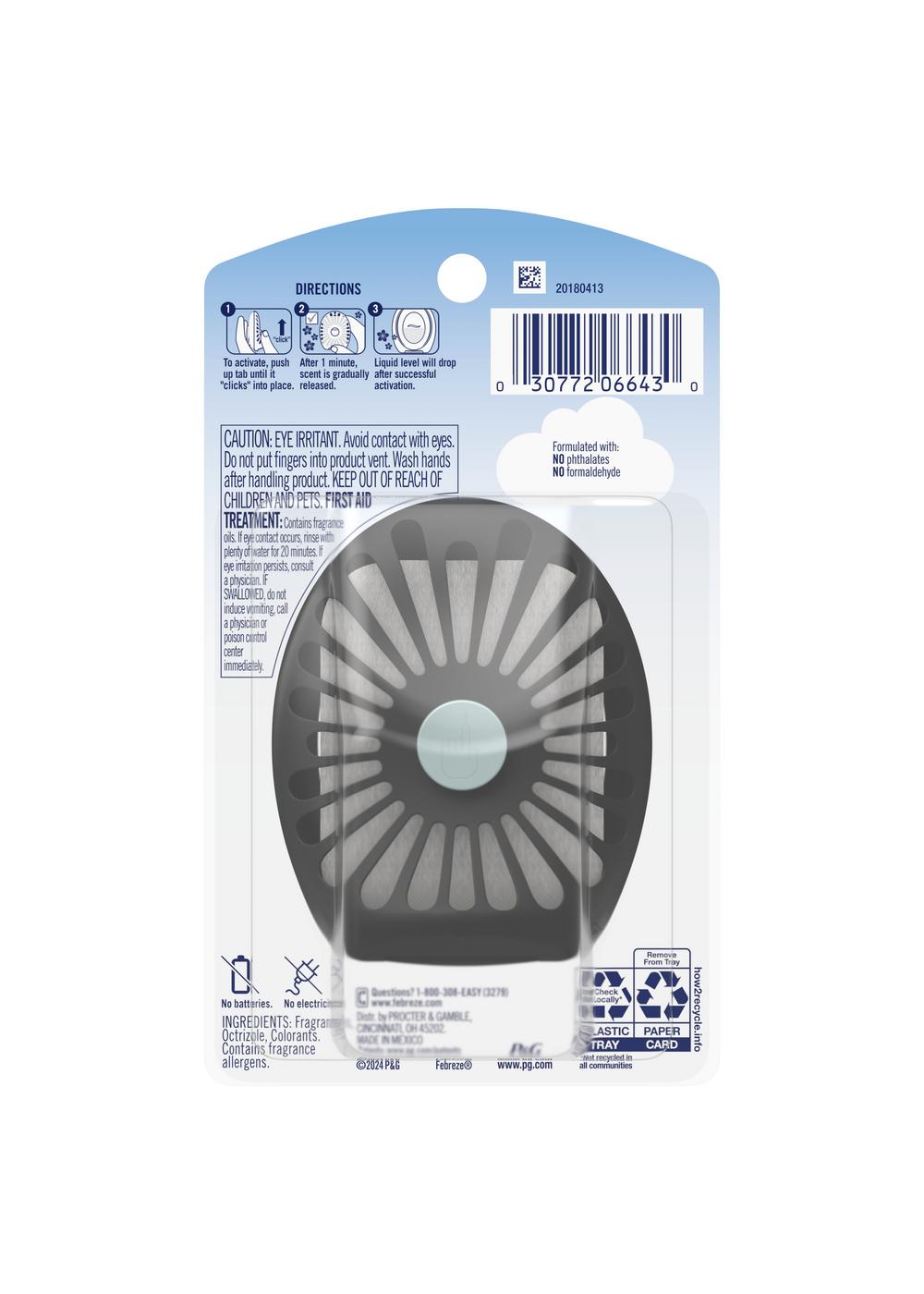 Febreze Small Spaces Air Freshener - Downy Infusions Calm Lavender & Vanilla Bean; image 2 of 2