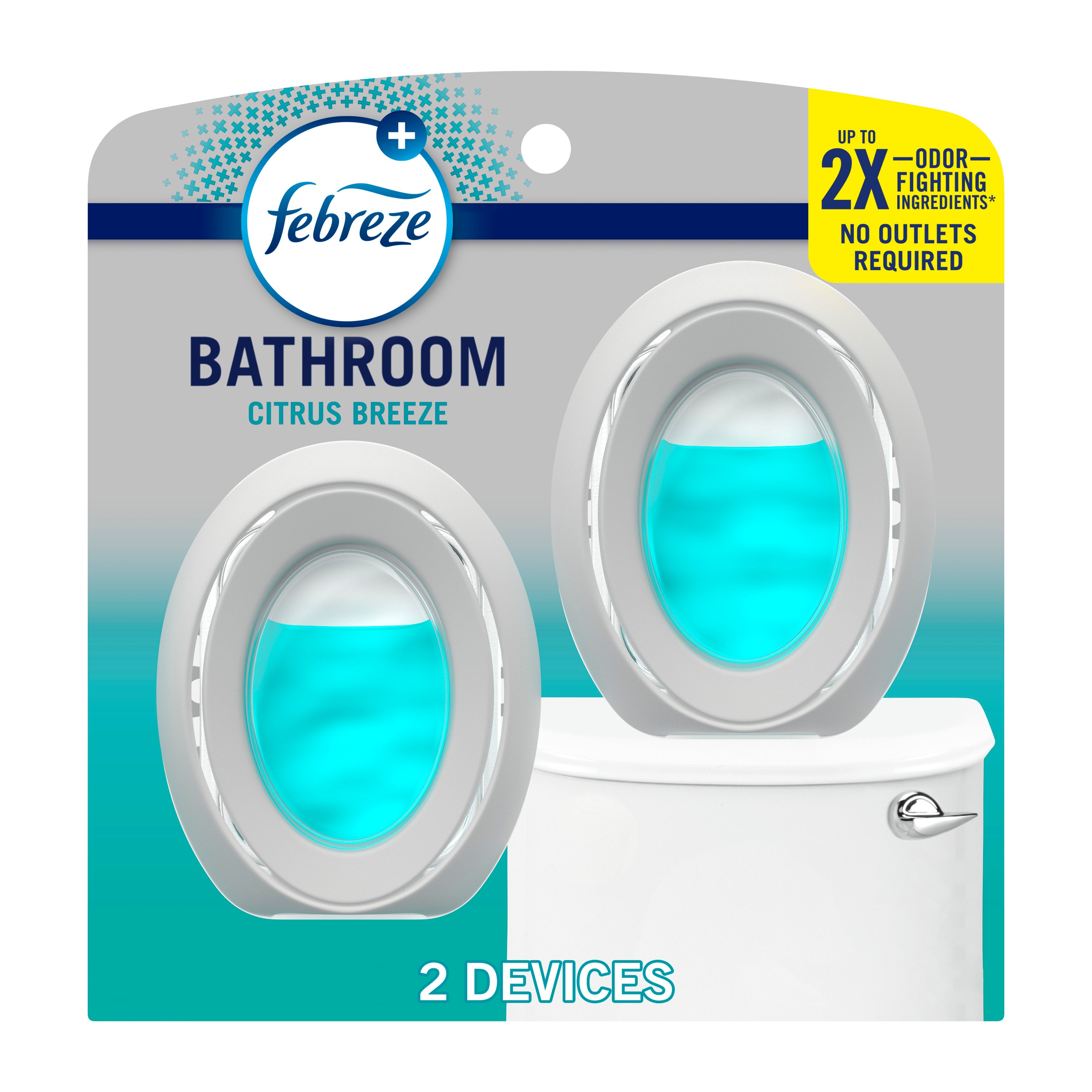 Febreze Small Spaces Bathroom Odor Fighter Air Freshener Citrus Breeze Shop Air fresheners