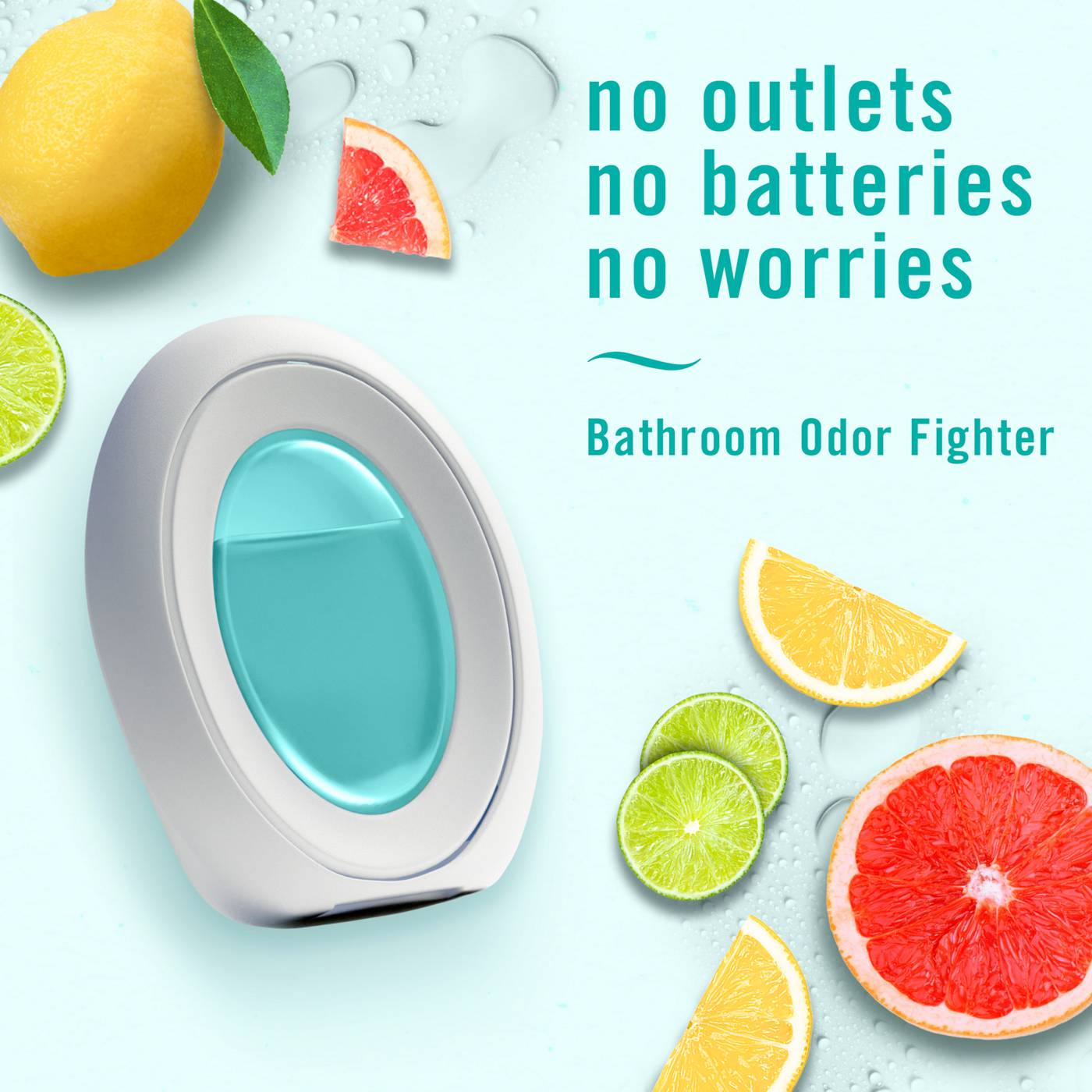 Febreze Small Spaces Air Freshener Bathroom Odor Fighter Scent; image 4 of 10