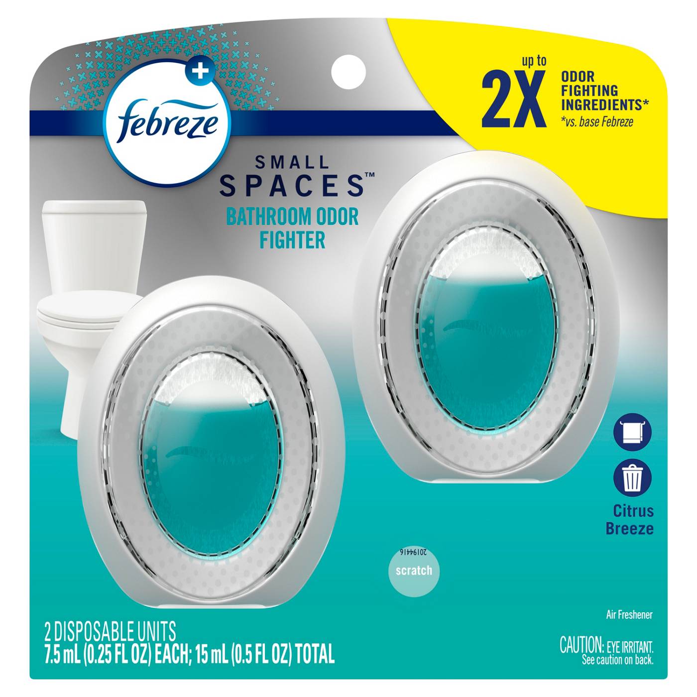 Febreze Small Spaces Air Freshener Bathroom Odor Fighter Scent; image 9 of 10