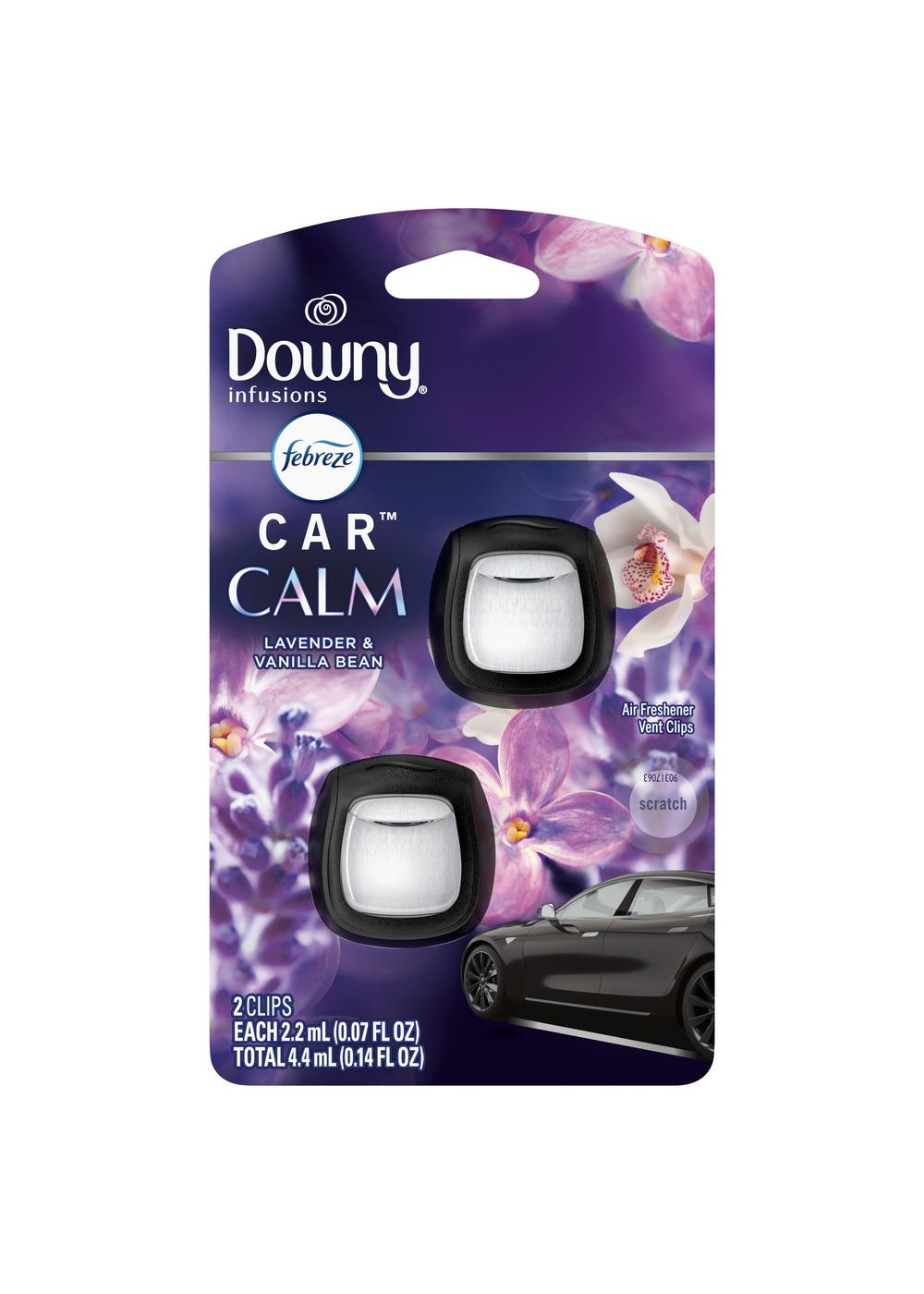 Febreze Car Vent Clip Air Freshener - Downy Calm Lavender & Vanilla Bean; image 1 of 2