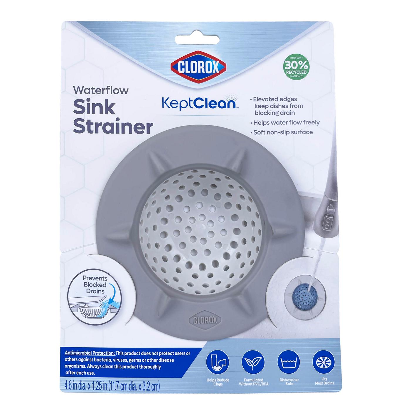 Clorox KeptClean Waterflow Sink Strainer; image 1 of 2